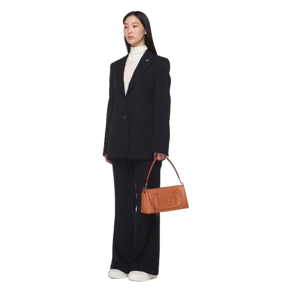MCM MODE TRAVIA SHOULDER BAG IN BOMBAY BROWN SPANISH CALF LEATHER - Picture 6 of 6